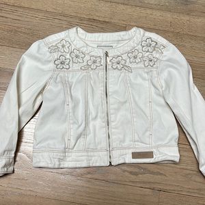 Mayoral girl denim jacket 4T EUC